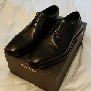 J. MURPHY Men's Black Leather Oxford - Size 9M